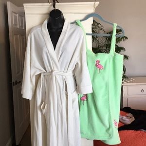 BONUS Spa kimono robe plus Shower towel